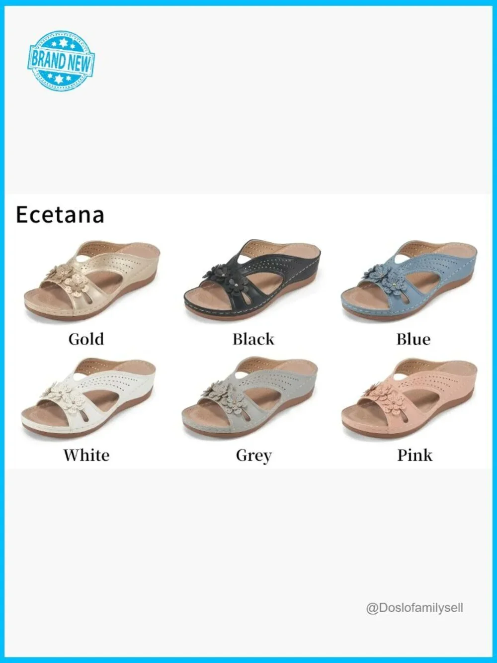 Wedge Sandals for Women Slip On Dressy Summer Comfortable Platform Shoes